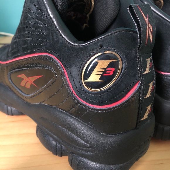 Men’s Reebok Iverson Legacy Black Red Gold size 7 - Picture 6 of 7